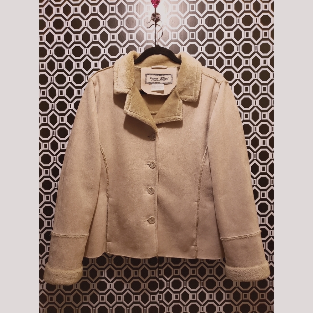 Paris Blues | Faux Suede Lined Jacket Size L